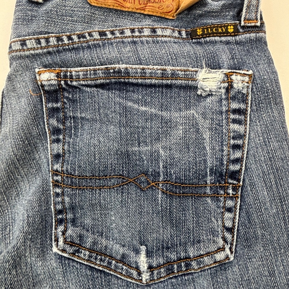Lucky Brand Dungarees Slim Bootleg Jeans American Classic Womens Size 31‎ - Picture 12 of 16